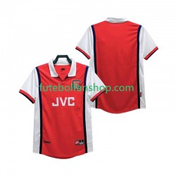 Camisola Principal Arsenal Retro 1998 1999 Manga Curta ,Homem