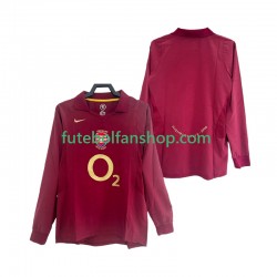 Camisola Principal Arsenal Retro 2005 2006 Manga Comprida ,Homem