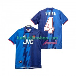 Camisola Alternativo Arsenal VIEIRA 4 Retro 1995 1996 Manga Curta ,Homem