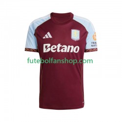 Camisola Principal Aston Villa Época 2025/2026 Manga Curta ,Homem