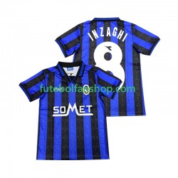 Camisola Principal Atalanta INZAGHI 8 1996 1997 Manga Curta ,Homem