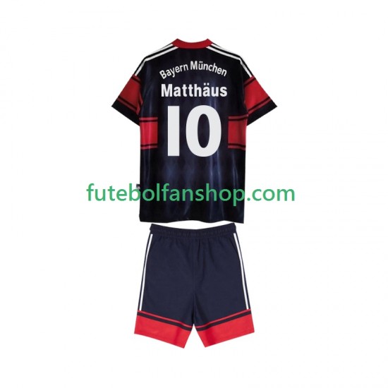 Camisola Principal Bayern de Munique Matthas 10 Retro 1997 1999 Manga Curta ,Criança