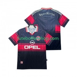 Camisola Principal Bayern de Munique Retro 1997 1999 Manga Curta ,Homem