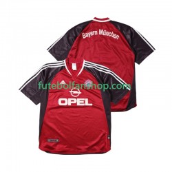 Camisola Principal Bayern de Munique Retro 2001 2002 Manga Curta ,Homem