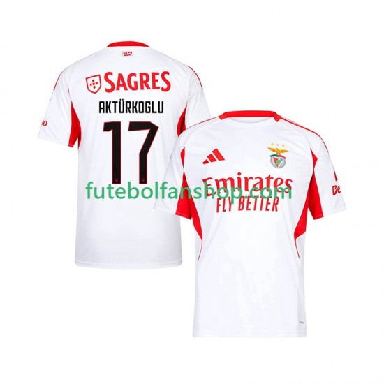Camisola Alternativo Benfica Kerem Akturkoglu 17 Época 2025/2026 Manga Curta ,Homem