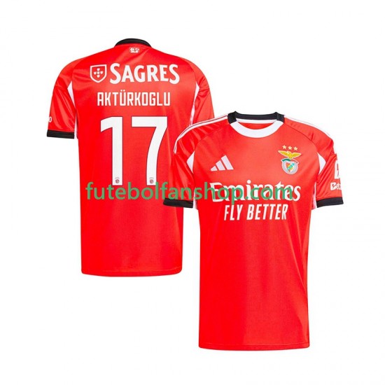Camisola Principal Benfica Kerem Akturkoglu 17 Época 2025/2026 Manga Curta ,Homem Camisola Principal Benfica Kerem Akturkoglu 17 Época 2025/2026 Manga Curta ,Homem