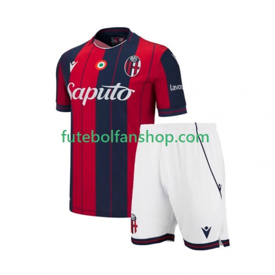Camisola Principal Bologna Época 2025/2026 Manga Curta ,Criança