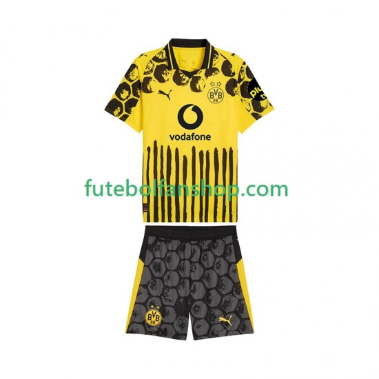 Camisola Principal Borussia Dortmund FIFA CWC 2025 Manga Curta ,Criança