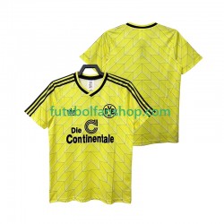 Camisola Principal Borussia Dortmund Retro 1988 1989 Manga Curta ,Homem