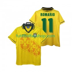 Camisola Principal Seleção Brasileira ROMARIO 11 Retro 1994 Manga Curta ,Homem