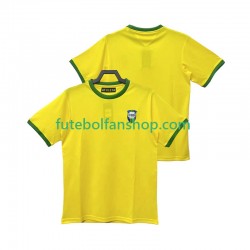Camisola Principal Seleção Brasileira Retro 1970 Manga Curta ,Homem