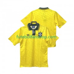 Camisola Principal Seleção Brasileira Retro 1991 1993 Manga Curta ,Homem