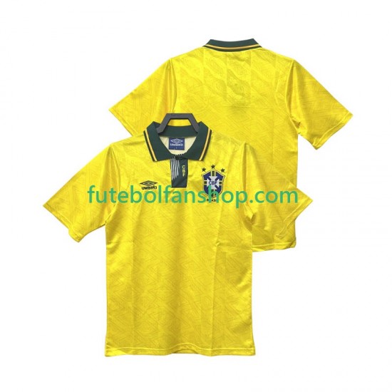 Camisola Principal Seleção Brasileira Retro 1991 1993 Manga Curta ,Homem