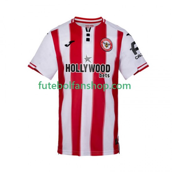 Camisola Principal Brentford Época 2025/2026 Manga Curta ,Homem Camisola Principal Brentford Época 2025/2026 Manga Curta ,Homem