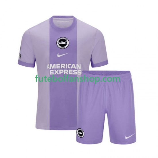 Camisola Alternativo Brighton Hove Albion Época 2025/2026 Manga Curta ,Criança Camisola Alternativo Brighton Hove Albion Época 2025/2026 Manga Curta ,Criança