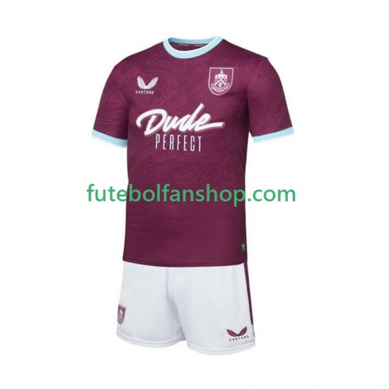 Camisola Principal Burnley Época 2025/2026 Manga Curta ,Criança