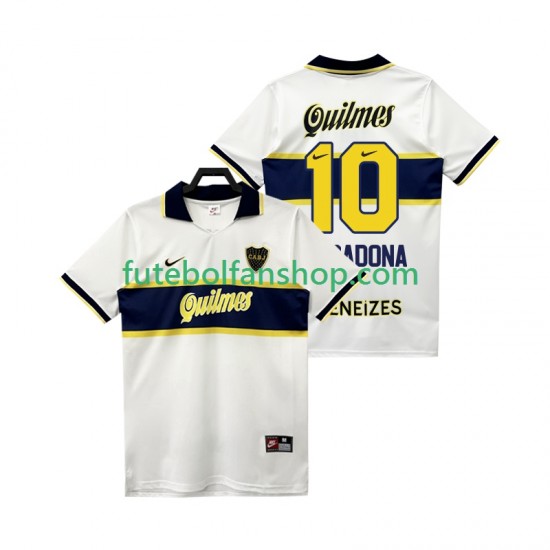 Camisola Alternativo CA Boca Juniors MARADONA 10 Retro 1997 1998 Manga Curta ,Homem Camisola Alternativo CA Boca Juniors MARADONA 10 Retro 1997 1998 Manga Curta ,Homem