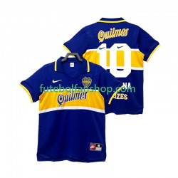 Camisola Principal CA Boca Juniors MARADONA 10 Retro 1997 1998 Manga Curta ,Homem