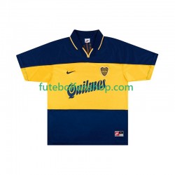 Camisola Principal CA Boca Juniors Retro 1999 2000 Manga Curta ,Homem