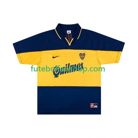 Camisola Principal CA Boca Juniors Retro 1999 2000 Manga Curta ,Homem Camisola Principal CA Boca Juniors Retro 1999 2000 Manga Curta ,Homem