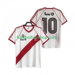 Camisola Principal CA River Plate 10 Retro 1986 Manga Curta ,Homem