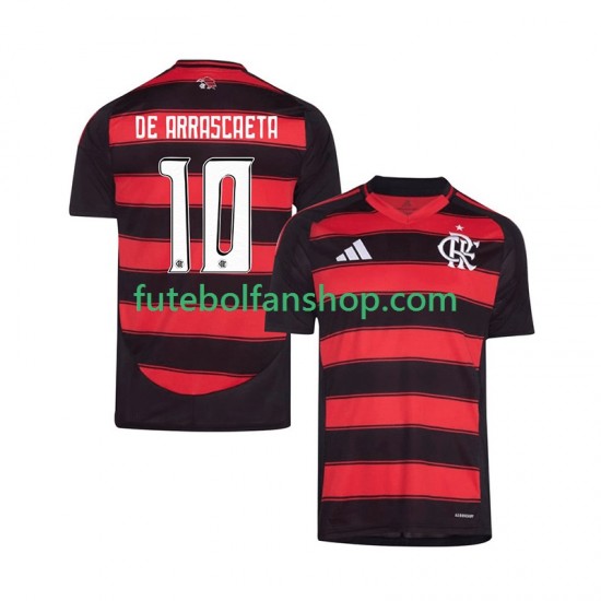 Camisola Principal CR Flamengo Giorgian de Arrascaeta 10 Época 2025/2026 Manga Curta ,Homem Camisola Principal CR Flamengo Giorgian de Arrascaeta 10 Época 2025/2026 Manga Curta ,Homem