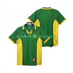 Camisola Principal Seleção Camaronesa Retro 1998 Manga Curta ,Homem