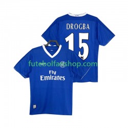 Camisola Principal Chelsea DROGBA 15 Retro 2003 2005 Manga Curta ,Homem