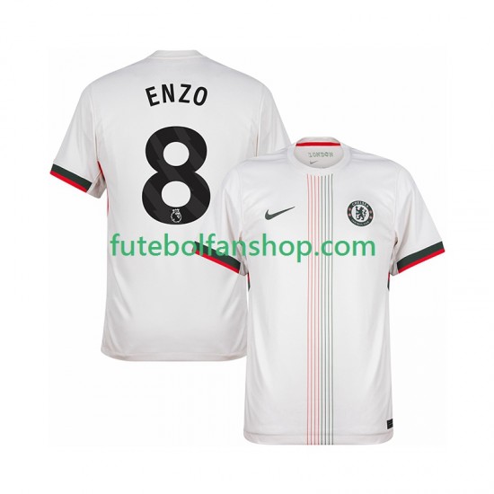 Camisola Alternativo Chelsea Enzo Fernandez 8 Época 2025/2026 Manga Curta ,Homem Camisola Alternativo Chelsea Enzo Fernandez 8 Época 2025/2026 Manga Curta ,Homem