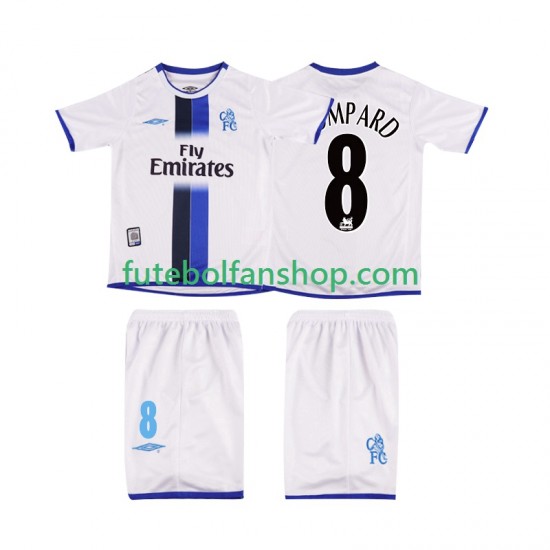 Camisola Alternativo Chelsea LOMPARD 8 Retro 2003 2004 Manga Curta ,Criança Camisola Alternativo Chelsea LOMPARD 8 Retro 2003 2004 Manga Curta ,Criança