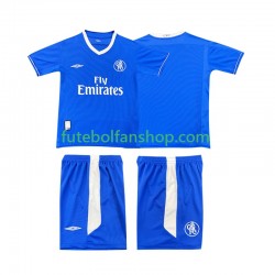 Camisola Principal Chelsea Retro 2003 2005 Manga Curta ,Criança