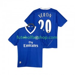 Camisola Principal Chelsea VERON 20 Retro 2003 2005 Manga Curta ,Homem