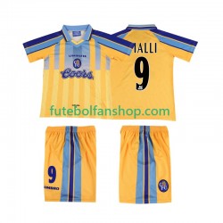 Camisola Alternativo Chelsea VIALLI 9 Retro 1995 1997 Manga Curta ,Criança
