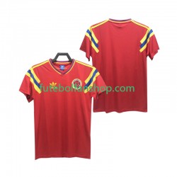 Camisola Alternativo Seleção Colombiana Retro 1990 Manga Curta ,Homem