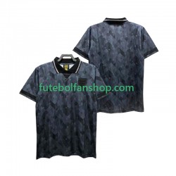 Camisola Alternativo Seleção Inglesa Retro 1990 Manga Curta ,Homem