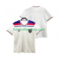 Camisola Principal Seleção Inglesa Retro 1982 Manga Curta ,Homem