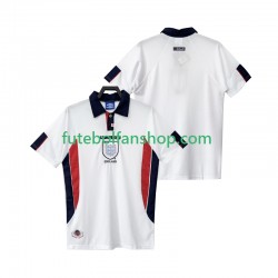 Camisola Principal Seleção Inglesa Retro 1998 Manga Curta ,Homem
