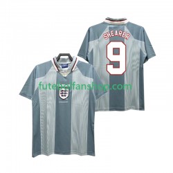 Camisola Alternativo Seleção Inglesa SHEARER 9 Retro 1996 Manga Curta ,Homem