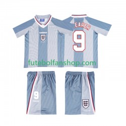 Camisola Alternativo Seleção Inglesa SHEARER 9 Retro 1996 Manga Curta ,Criança