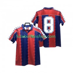 Camisola Principal FC Barcelona 8 Retro 1992 1995 Manga Curta ,Homem