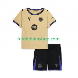 Camisola Alternativo FC Barcelona Época 2025/2026 Manga Curta ,Criança