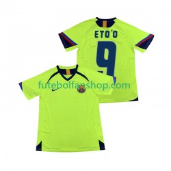 Camisola Alternativo FC Barcelona ETOO 9 Retro 2005 2006 Manga Curta ,Homem