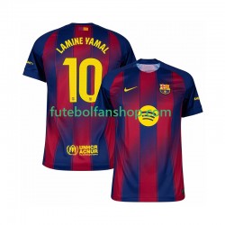Camisola Principal FC Barcelona Lamine Yamal 10 Época 2025/2026 Manga Curta ,Homem