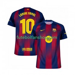 Camisola Principal FC Barcelona Lamine Yamal 10 Champions League Época 2025/2026 Manga Curta ,Homem