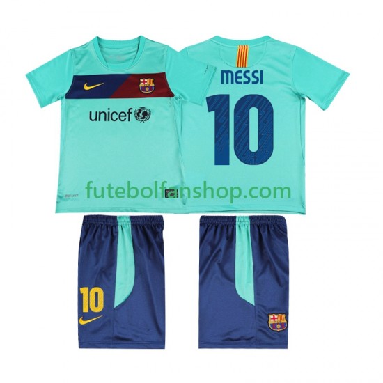 Camisola Alternativo FC Barcelona Lionel Messi 10 Retro 2010 2011 Manga Curta ,Criança Camisola Alternativo FC Barcelona Lionel Messi 10 Retro 2010 2011 Manga Curta ,Criança