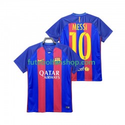 Camisola Principal FC Barcelona Lionel Messi 10 Retro 2016 2017 Manga Curta ,Homem