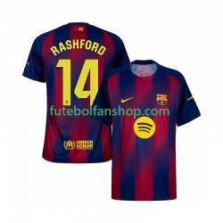 Camisola Principal FC Barcelona Marcus Rashford 14 Época 2025/2026 Manga Curta ,Homem