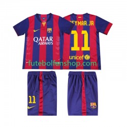 Camisola Principal FC Barcelona Neymar JR 11 Retro 2014 2015 Manga Curta ,Criança