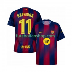Camisola Principal FC Barcelona Raphinha 11 Champions League Época 2025/2026 Manga Curta ,Homem