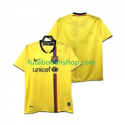 Camisola Alternativo FC Barcelona Retro 2008 2009 Manga Curta ,Homem